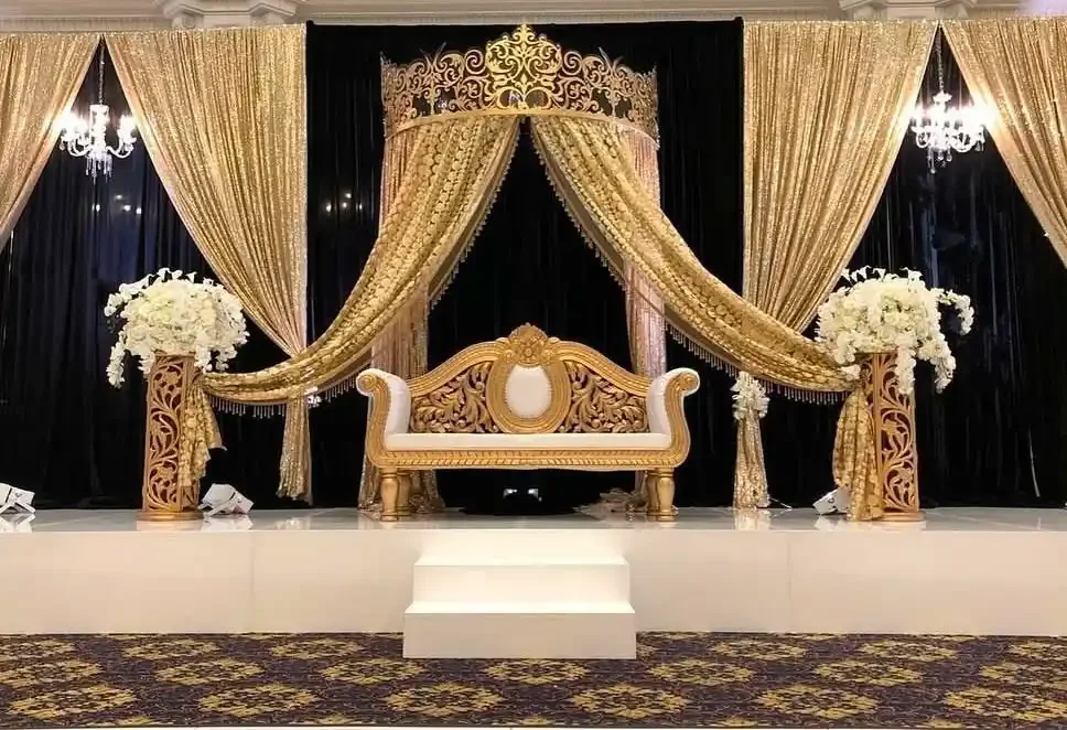 Royal Gold Filigree Mandap